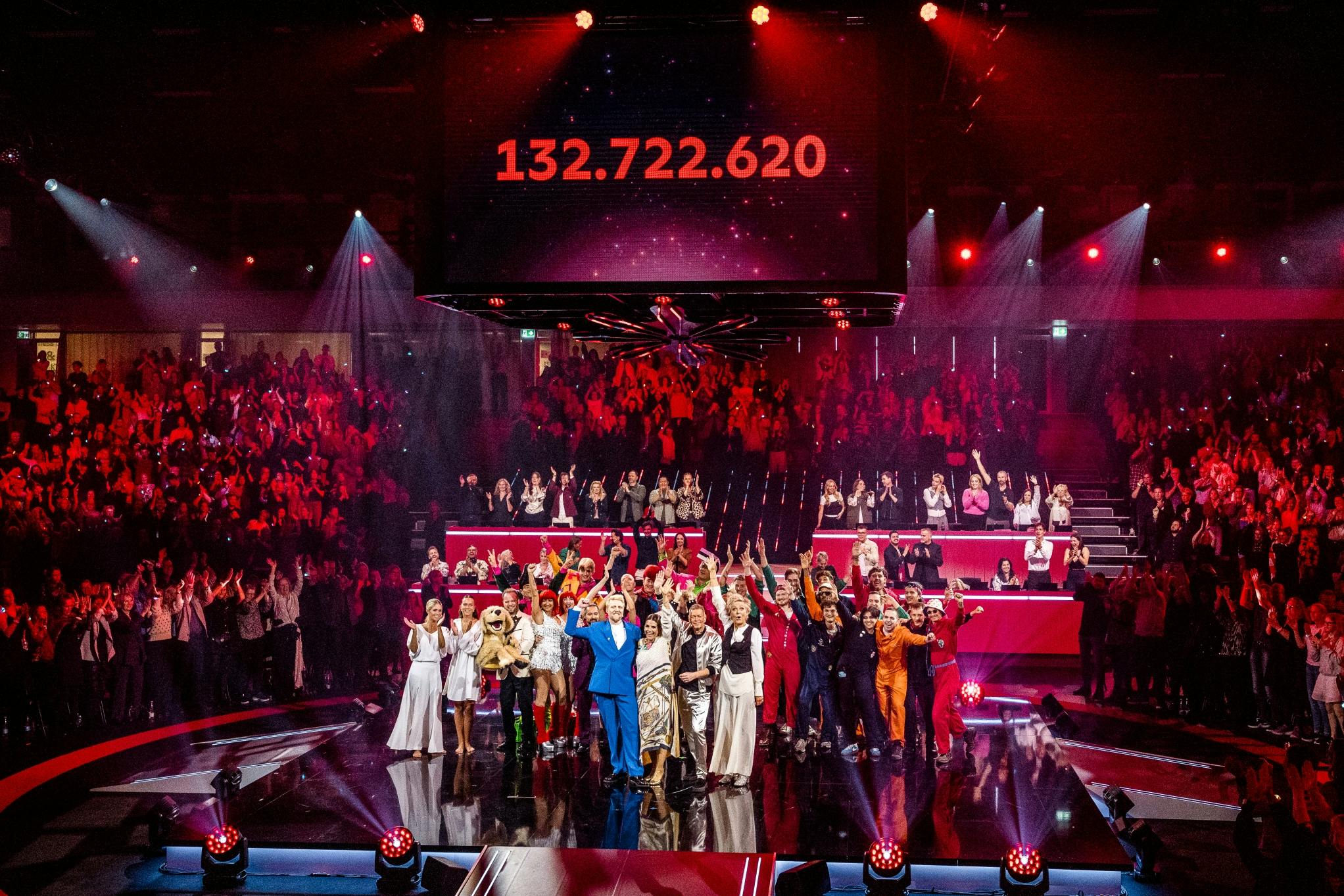 132.722.620 kroner blev samlet ind ved årets Knæk Cancer-indsamling