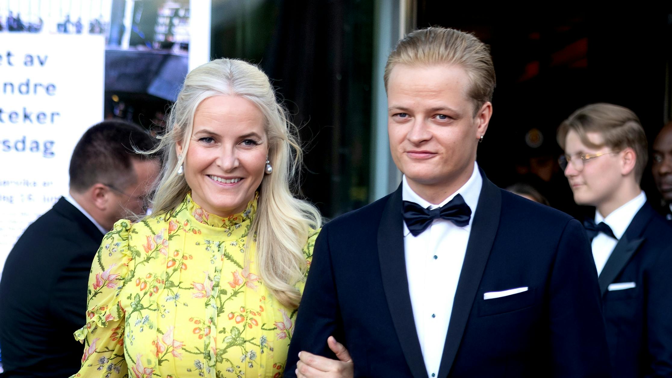 Kronprinsesse Mette-Marit og Marius Borg Høiby.