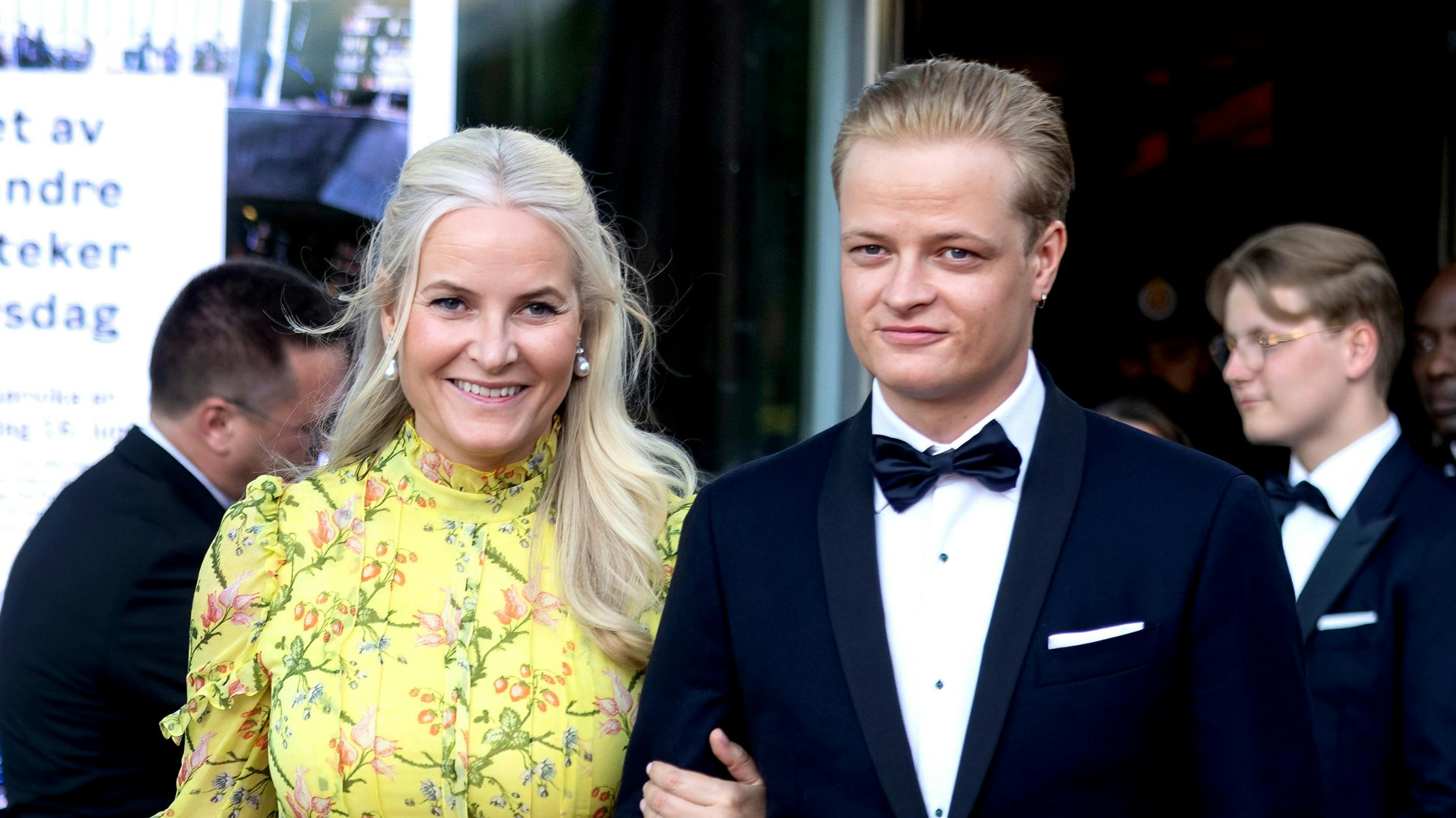 Kronprinsesse Mette-Marit og Marius Borg Høiby.