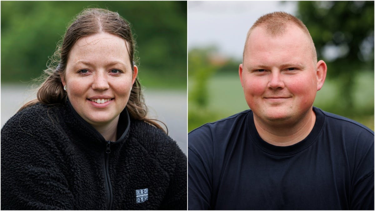 Serena og Lasse fra "Landmand søger kærlighed".