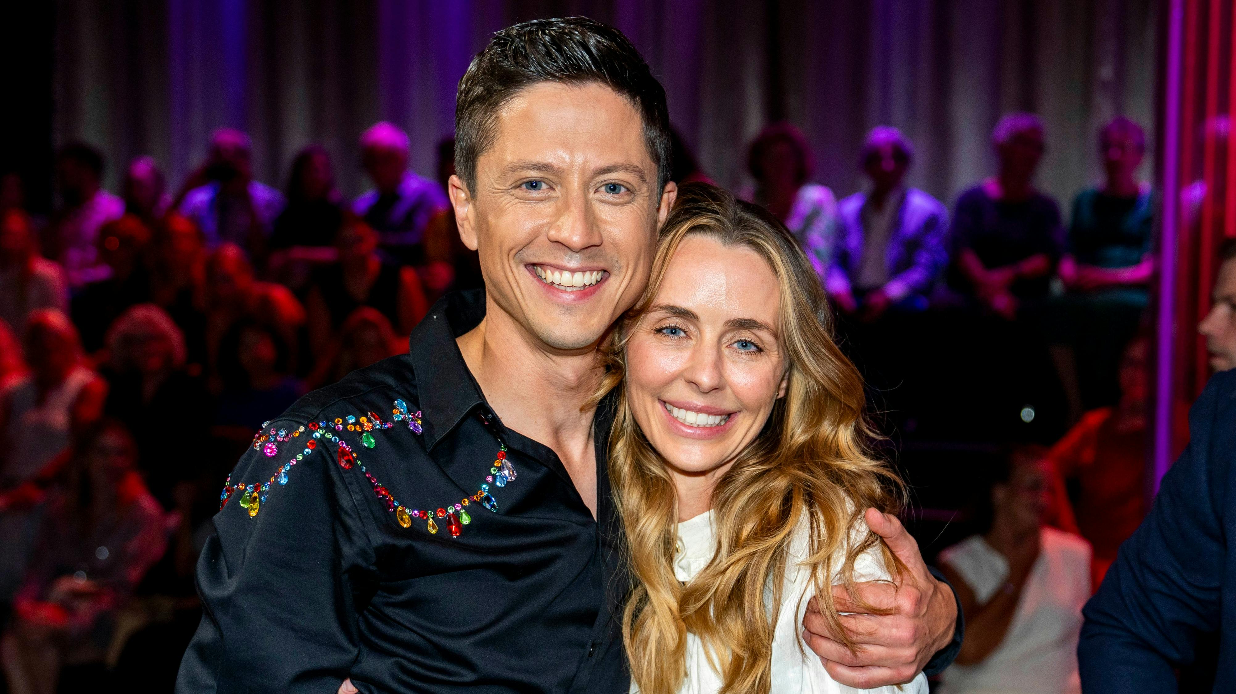 Rasmus Staghøj og kæresten Katrine Hughes.