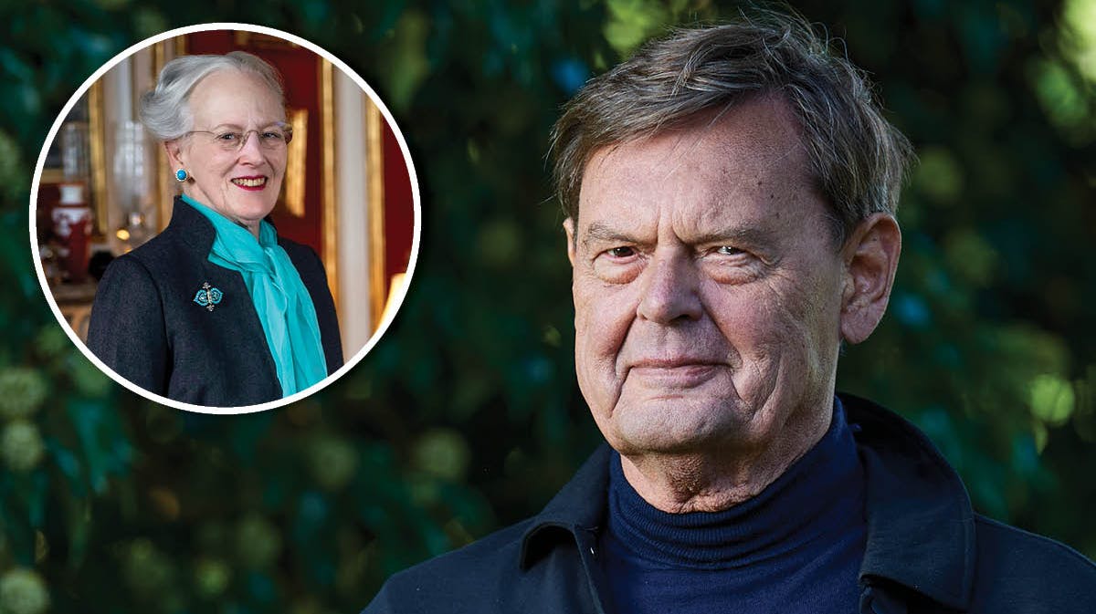 Dronning Margrethe og Ulf Pilgaard.