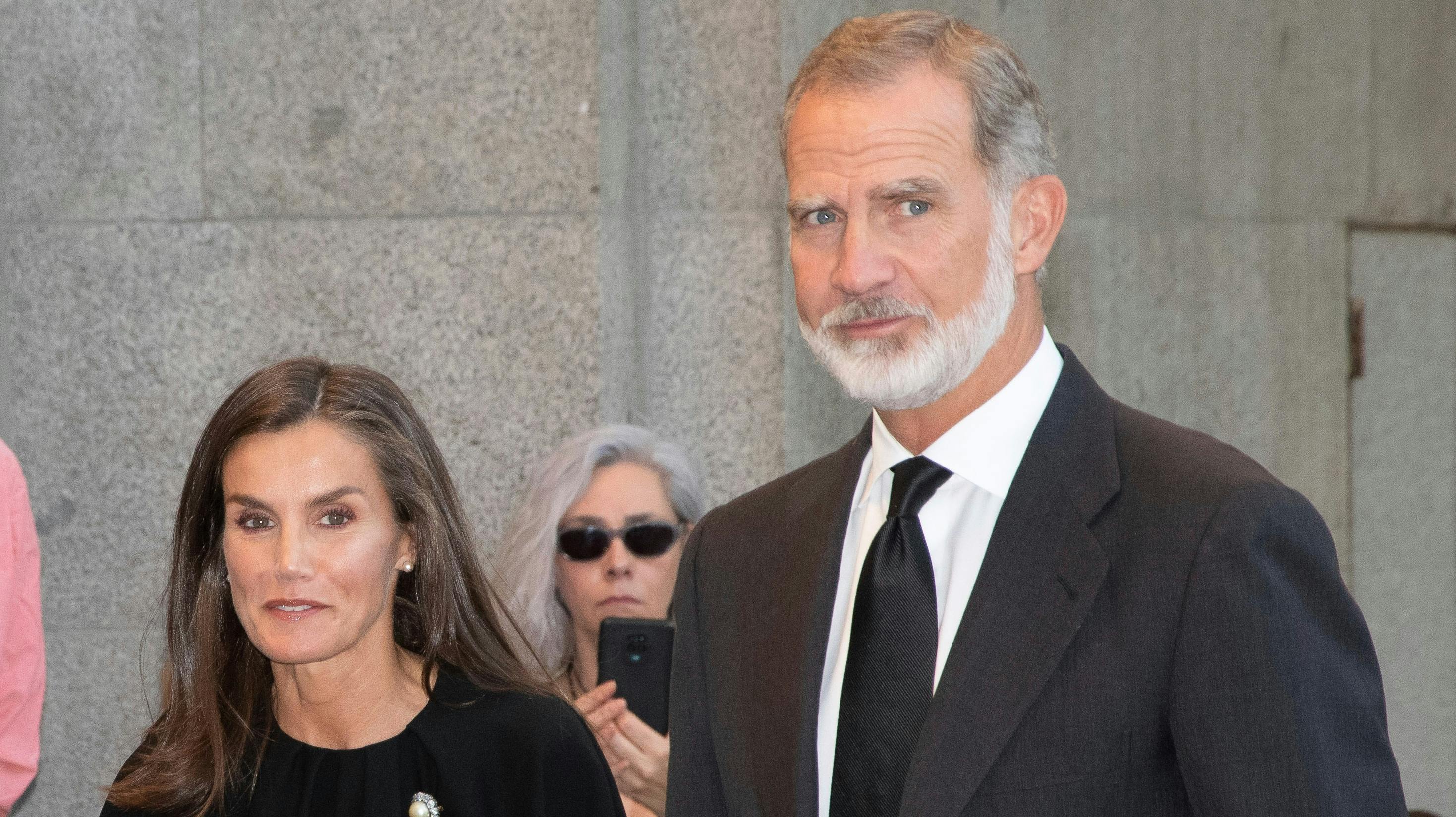 Dronning Letizia og kong Felipe. 