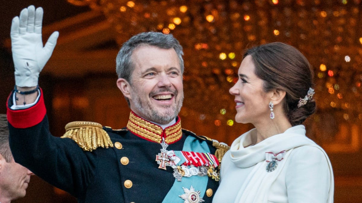 Kong Frederik og dronning Mary.