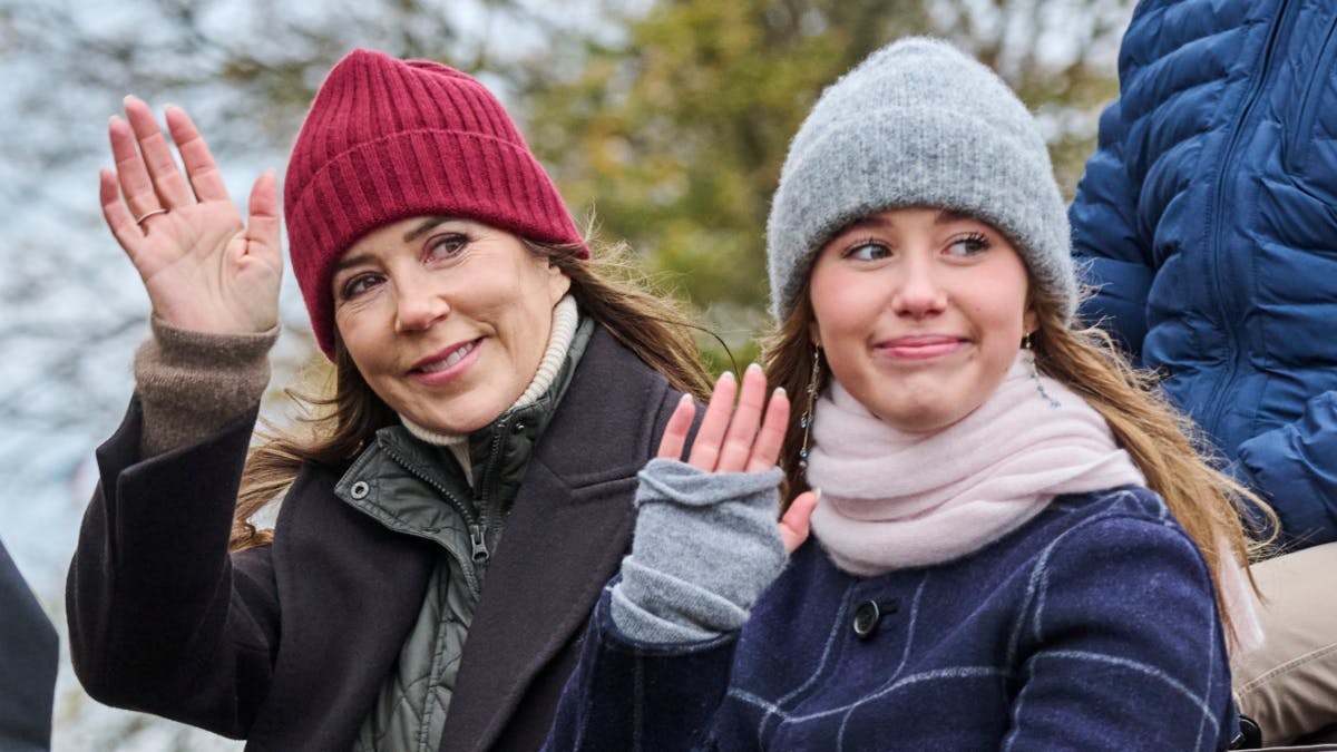 Dronning Mary og prinsesse Josephine&nbsp;