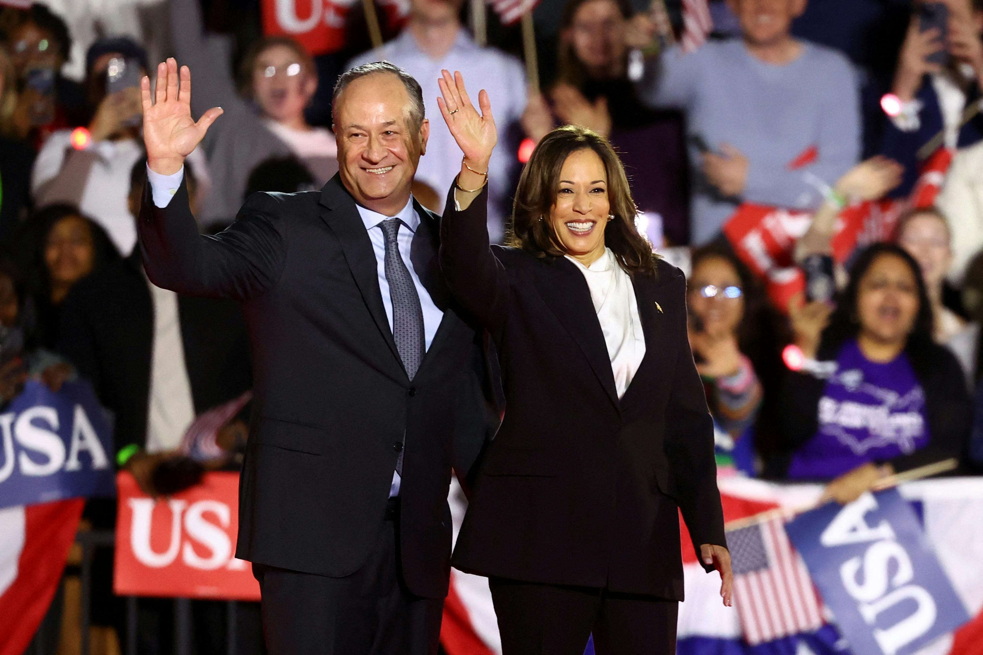 Kamala Harris og Douglas Emhoff.