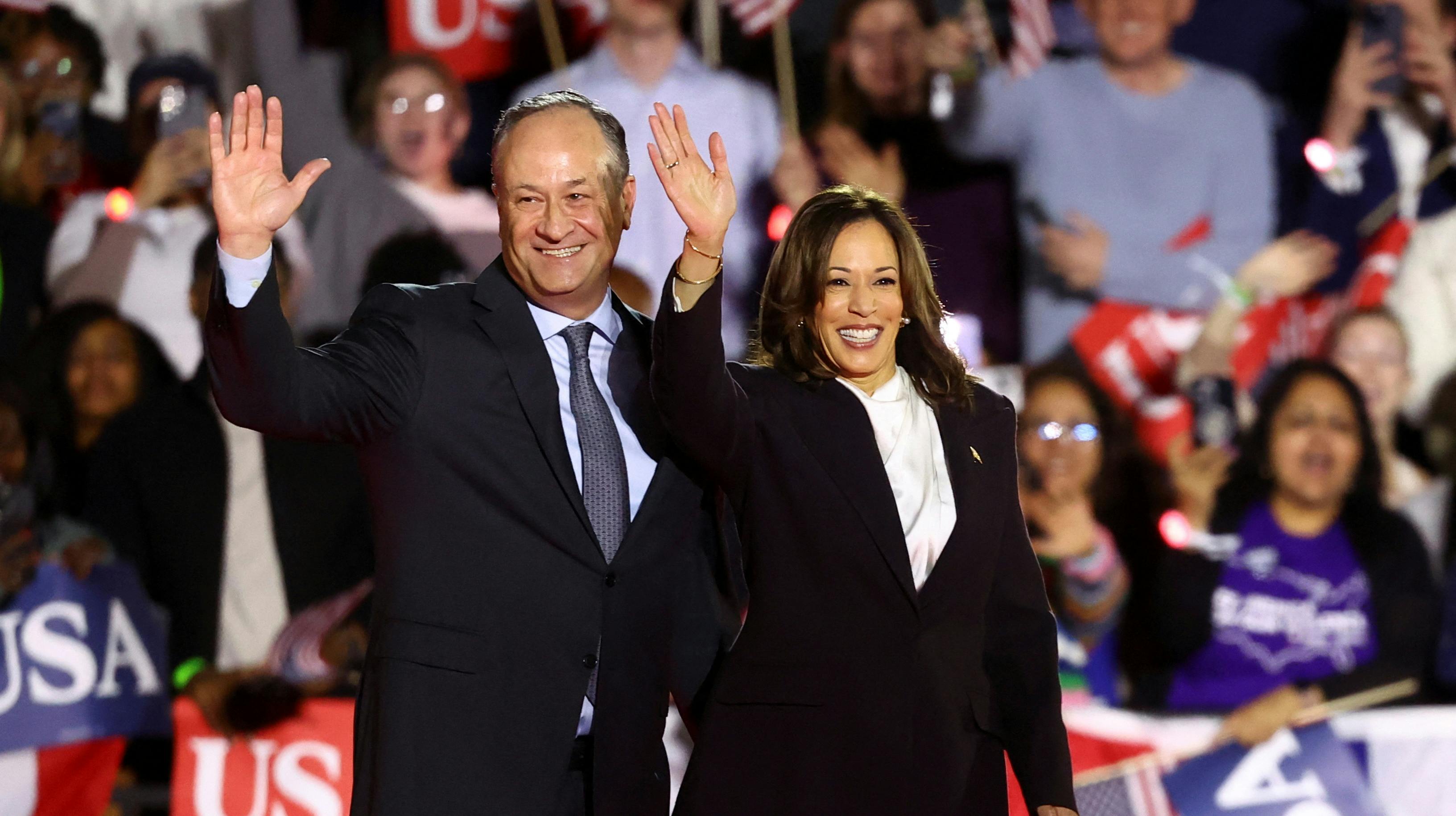 Kamala Harris og Douglas Emhoff.