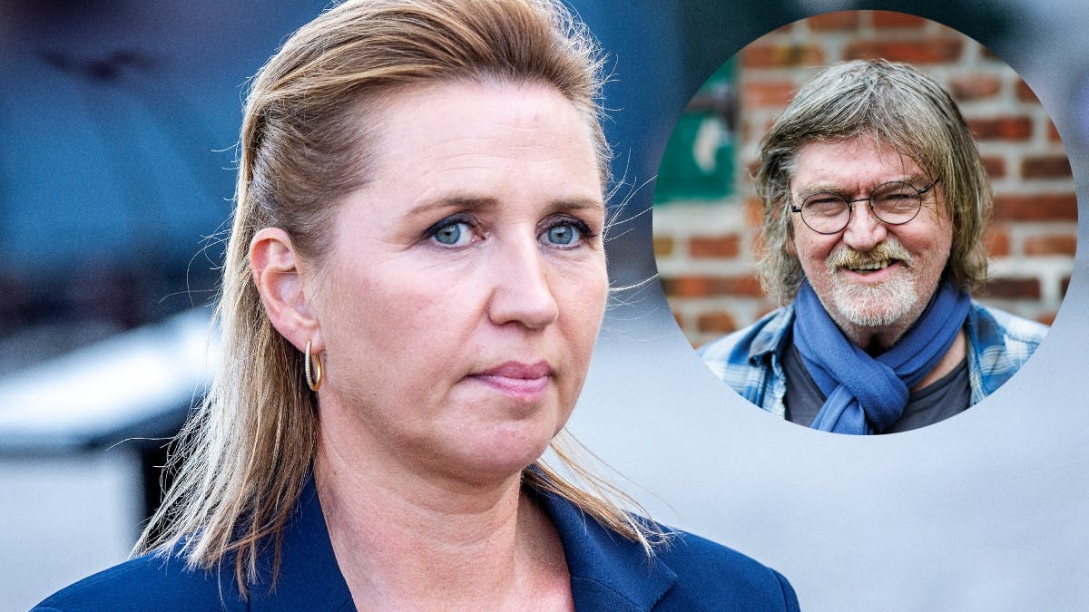 Mette Frederiksen og Johnny Madsen.