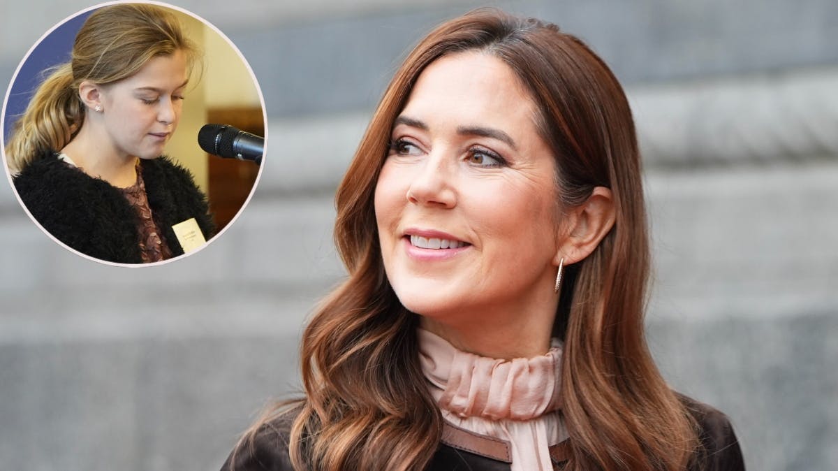 Dronning Mary og 11-årige Andrea