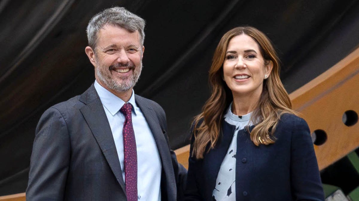 Kong Frederik og dronning Mary.