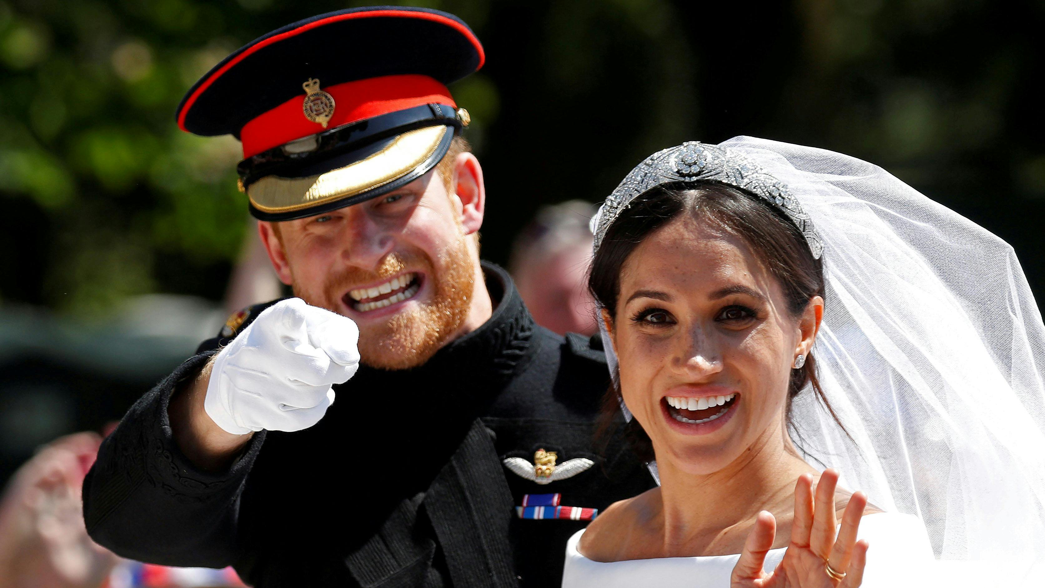 Prins Harry og hertuginde Meghan.