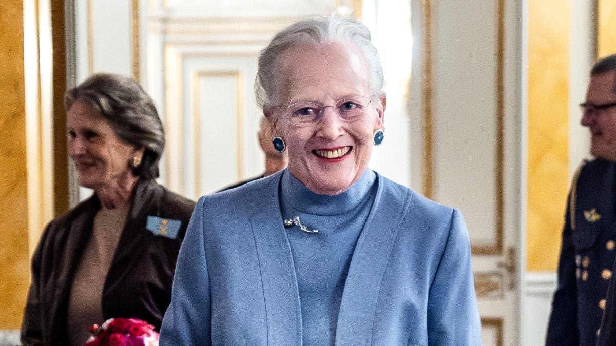 Dronning Margrethe ved prisfesten på Christiansborg Slot tirsdag.