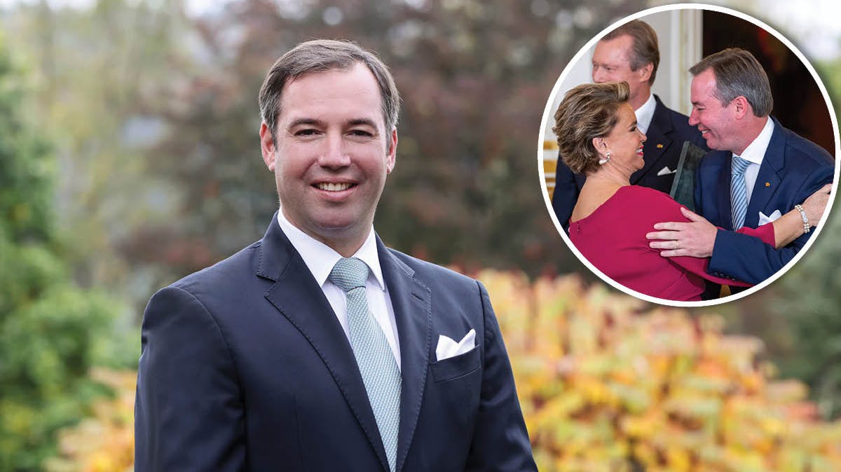 Arvestorhertug Guillaume og storhertuginde Maria Teresa.