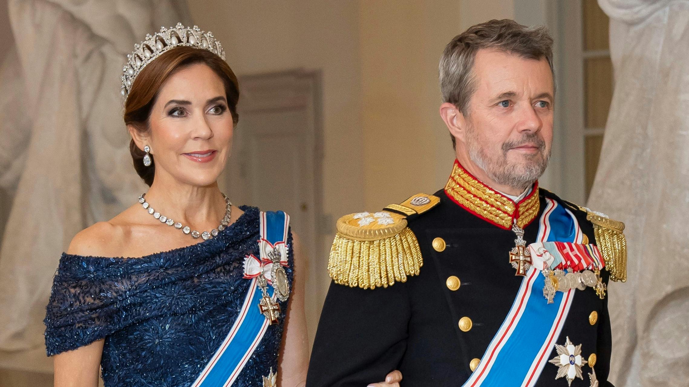 Dronning Mary og kong Frederik