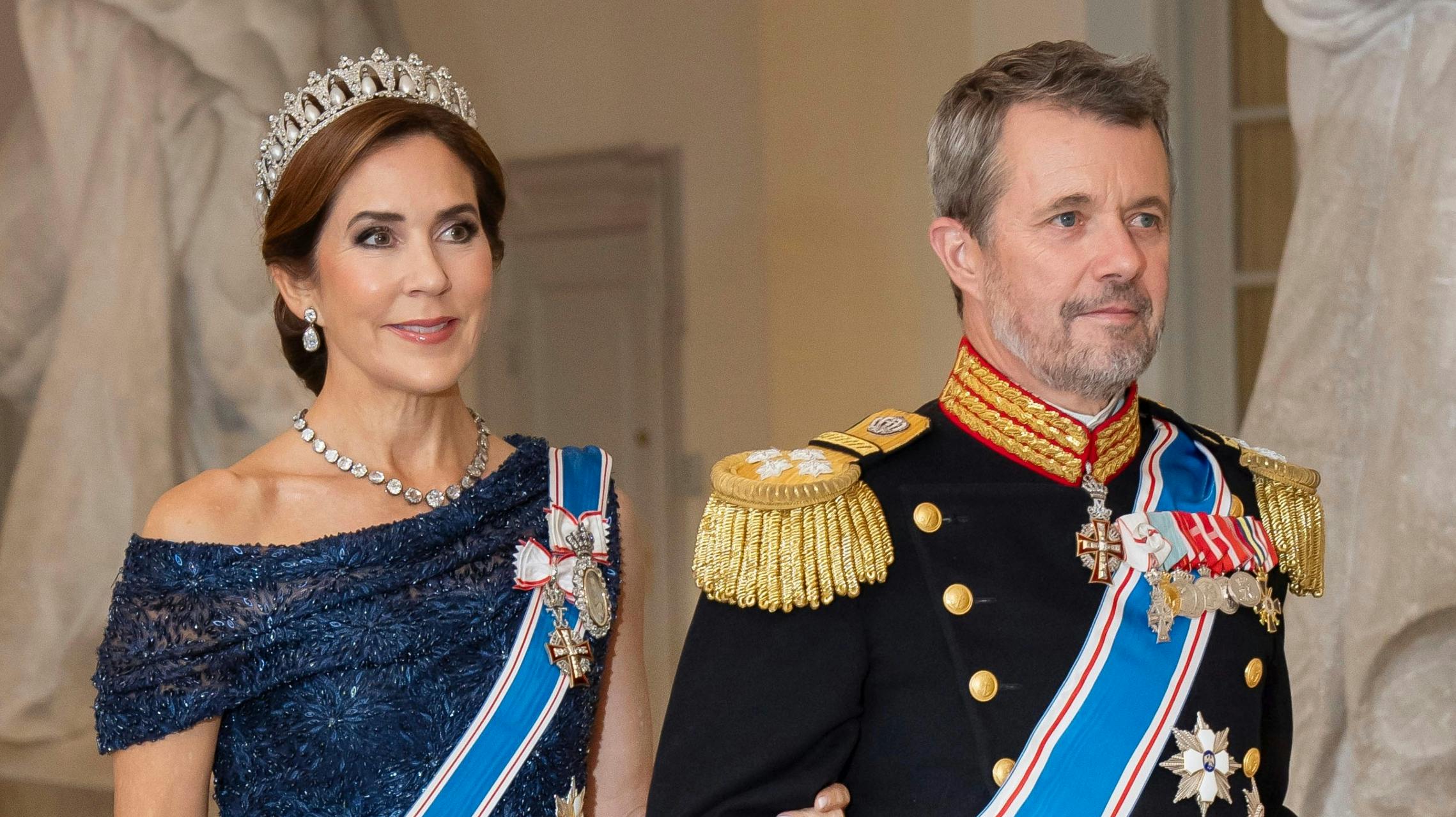 Dronning Mary og kong Frederik