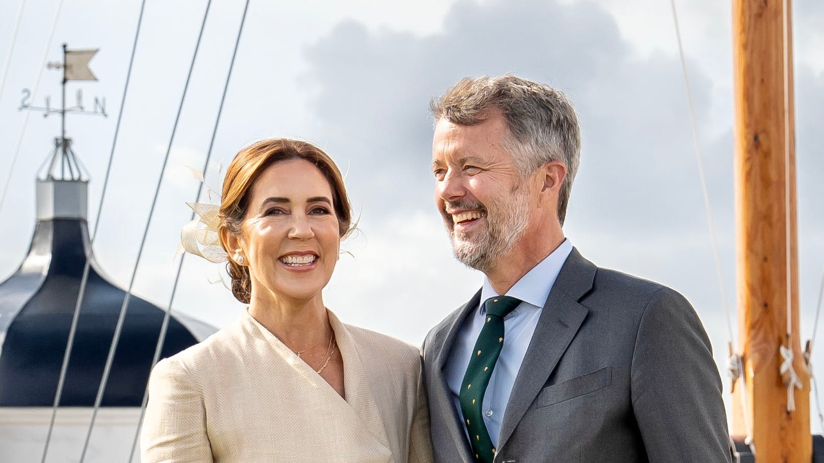 La reina María y el rey Federico.