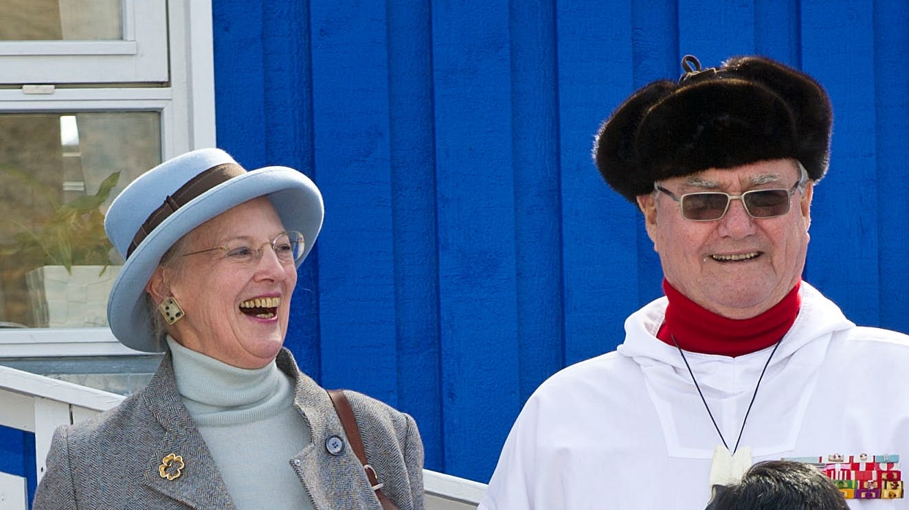 Dronning Margrethe og prins Henrik. 