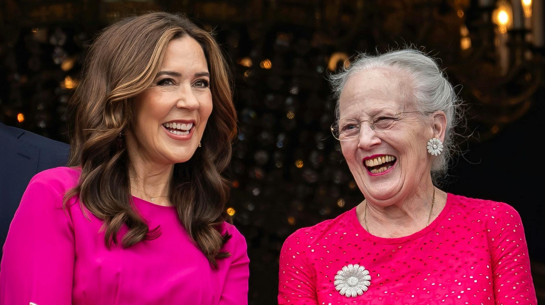 Dronning Mary og dronning Margrethe.