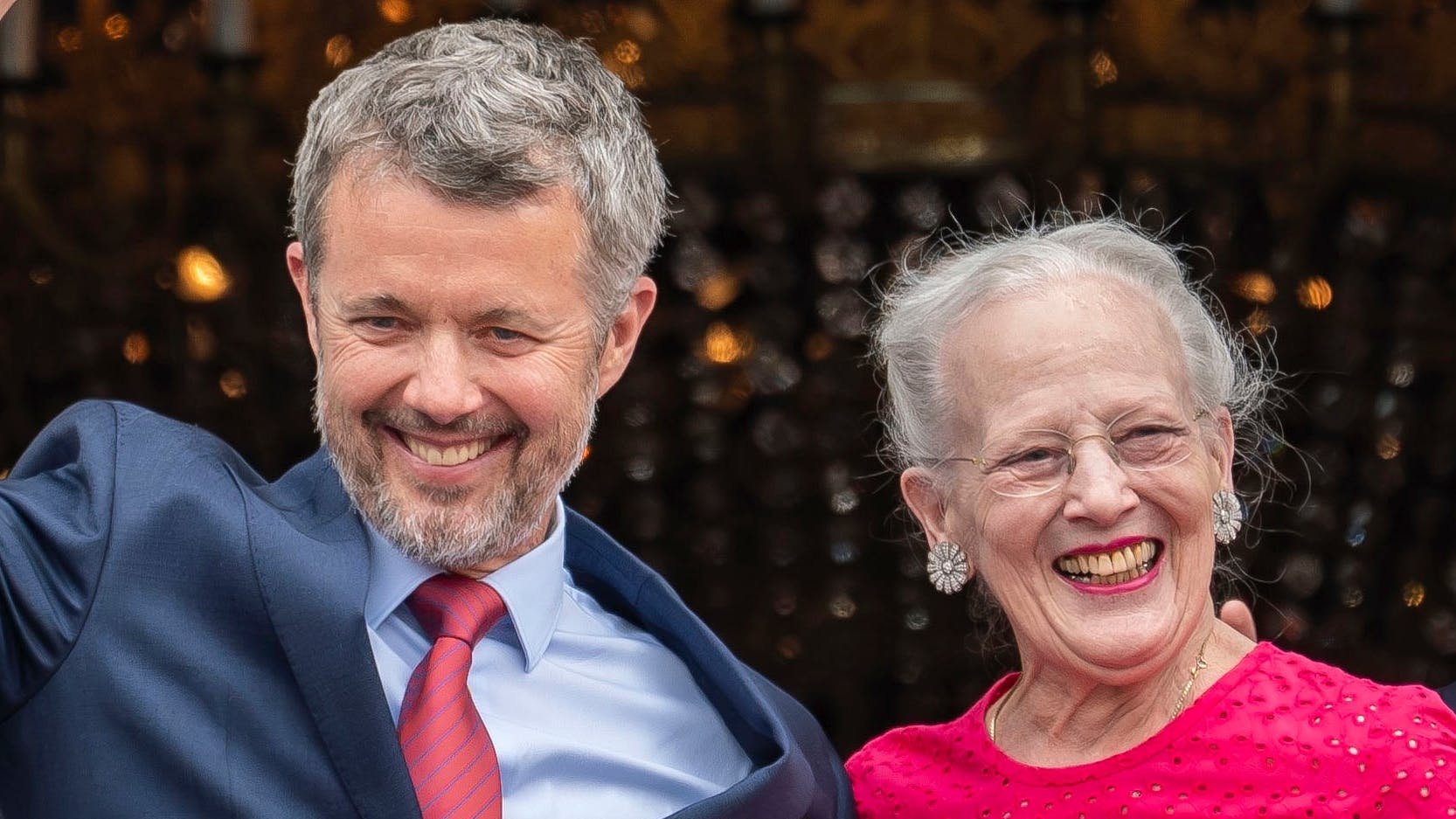 Kong Frederik og dronning Margrethe.