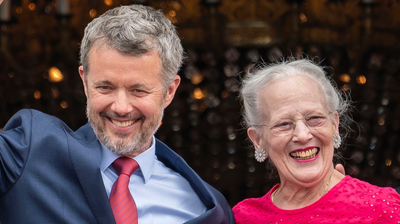 Kong Frederik og dronning Margrethe.