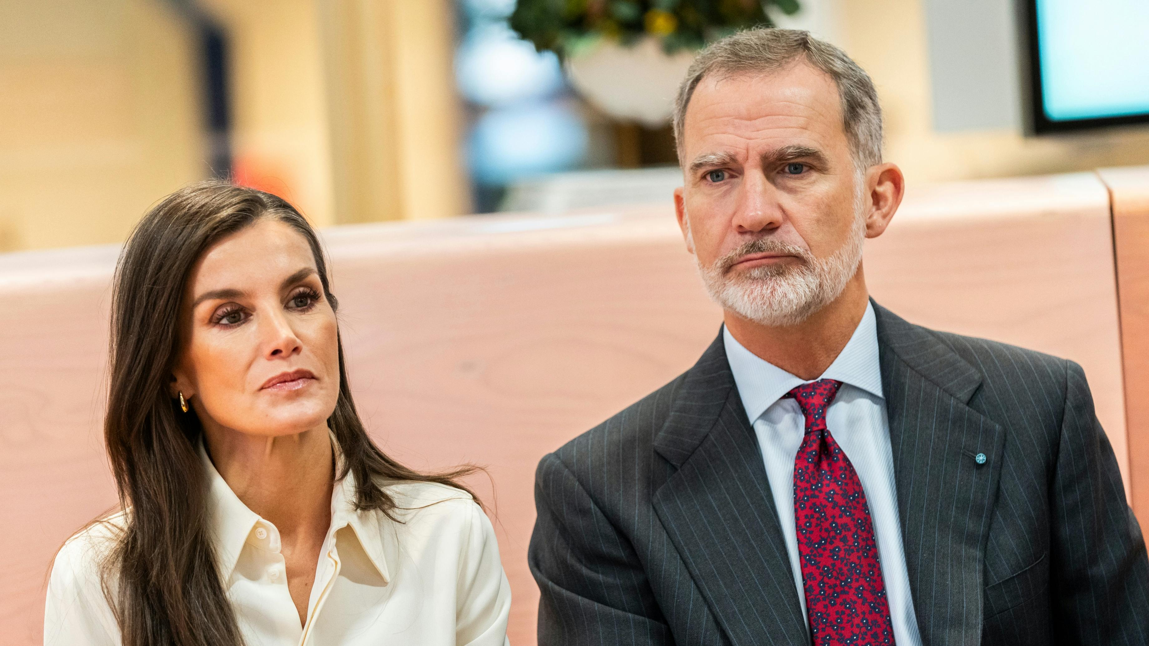 Dronning Letizia og kong Felipe.