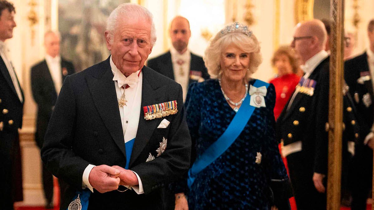 Kong Charles og dronning Camilla.