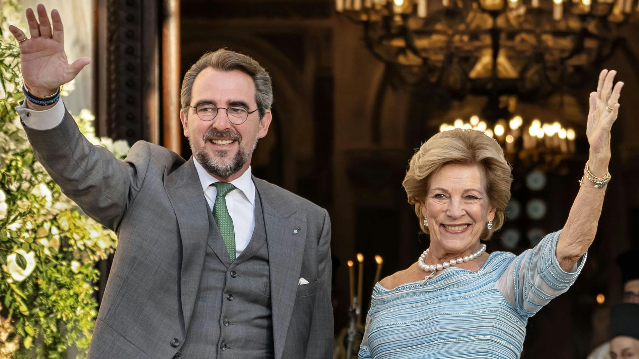 Prins Nikolaos og dronning Anne-Marie.