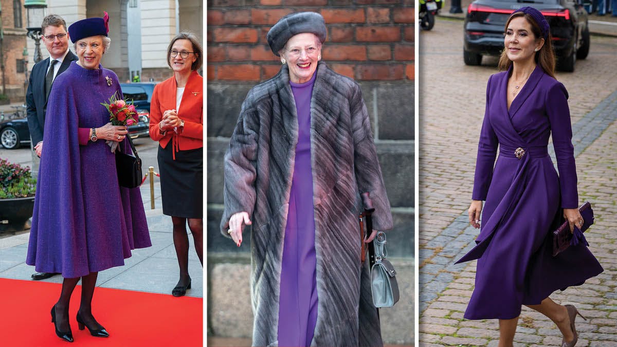 Prinsesse Benedikte, dronning Margrethe og dronning Mary.