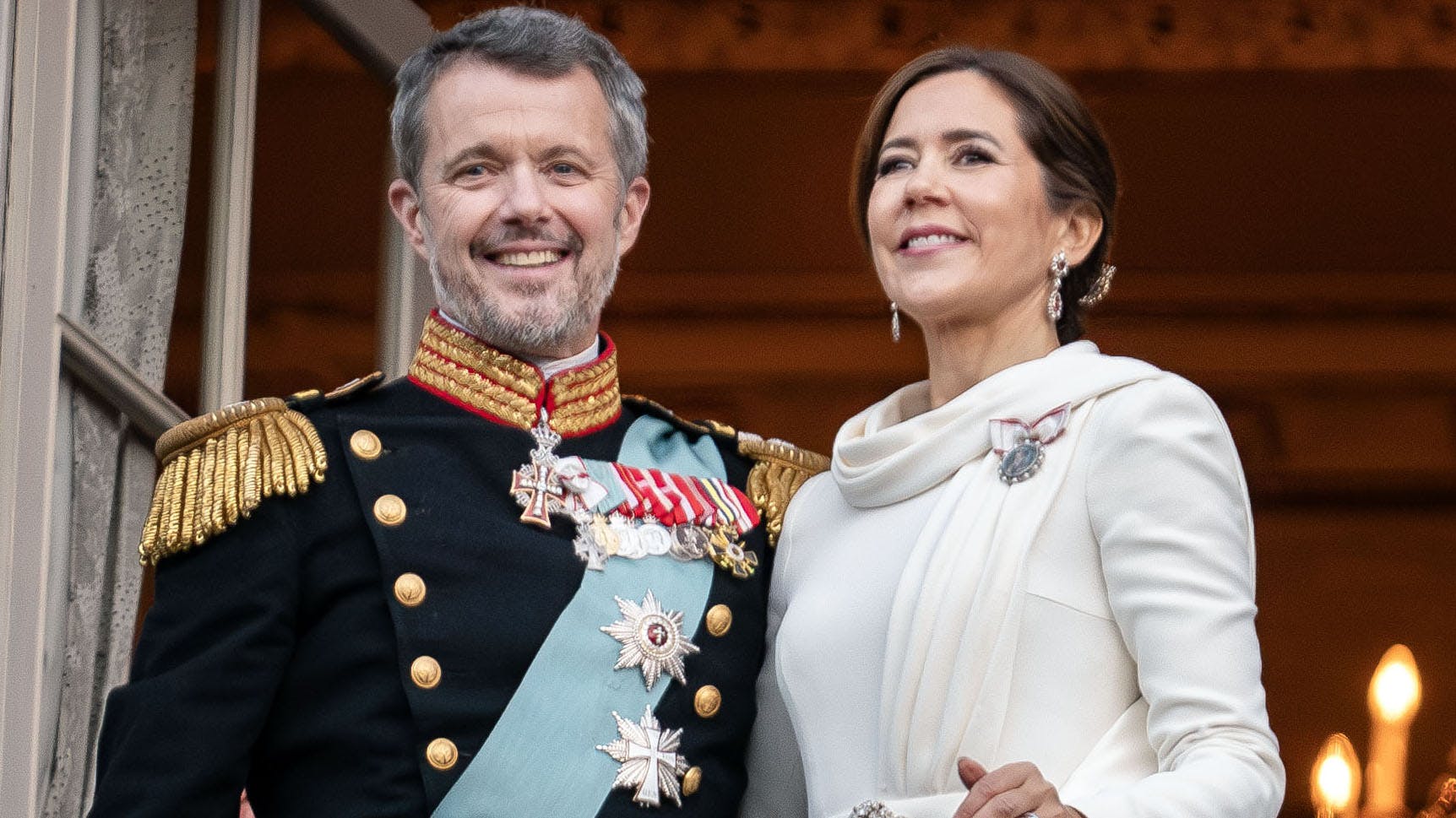 Kong Frederik og dronning Mary.