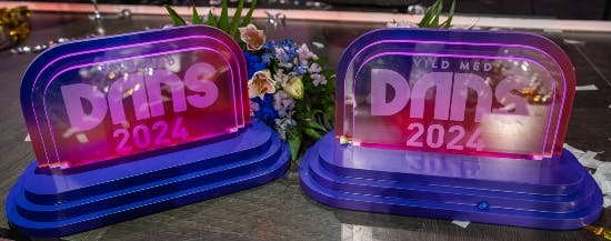 Det nye Vild med dans-vindertrofæ.