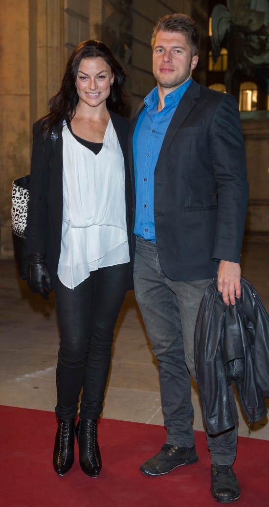 Malene Østergaard med sin mand Christian Graversen.