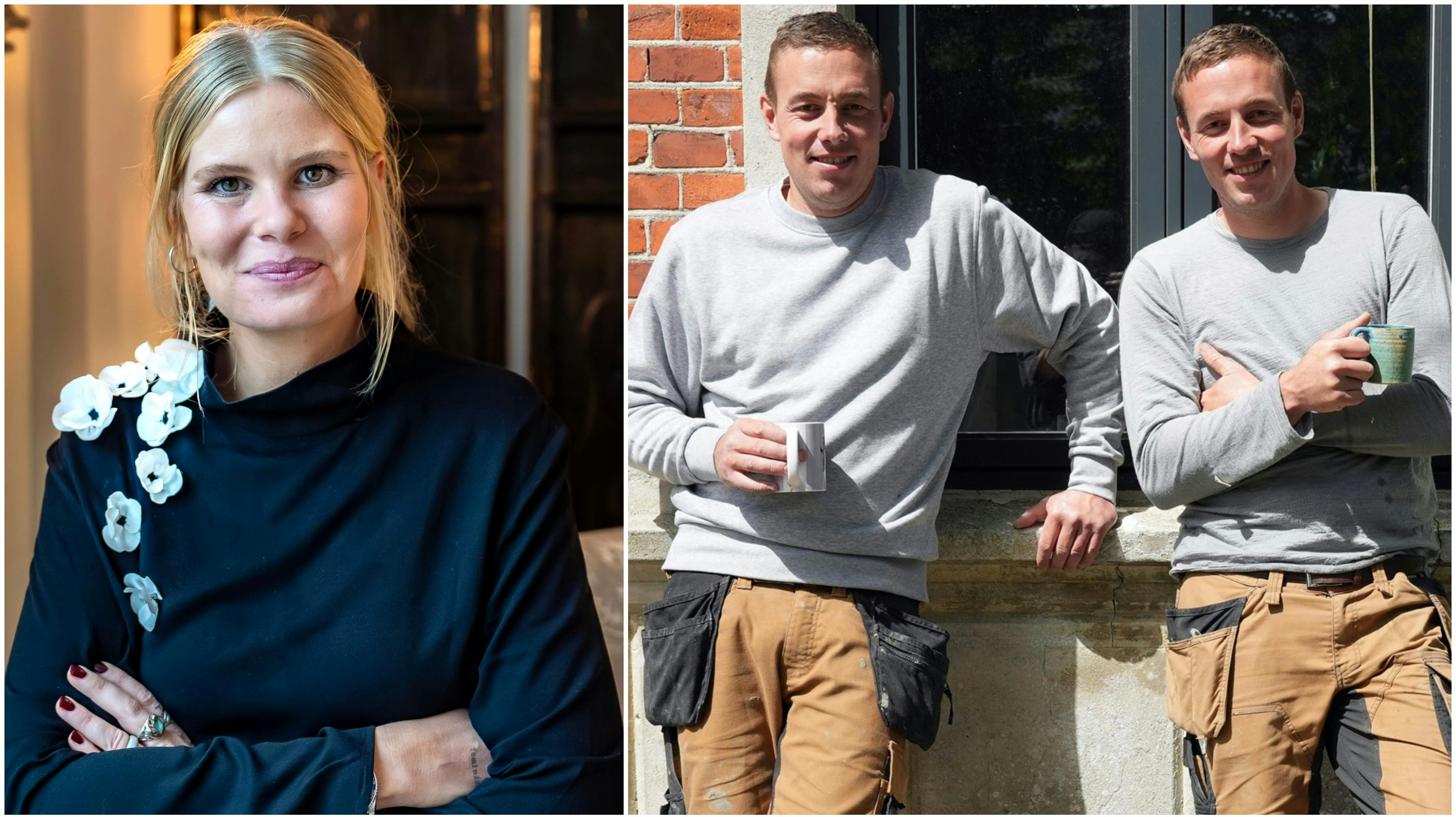 Sofie Linde samt Anders og Philip