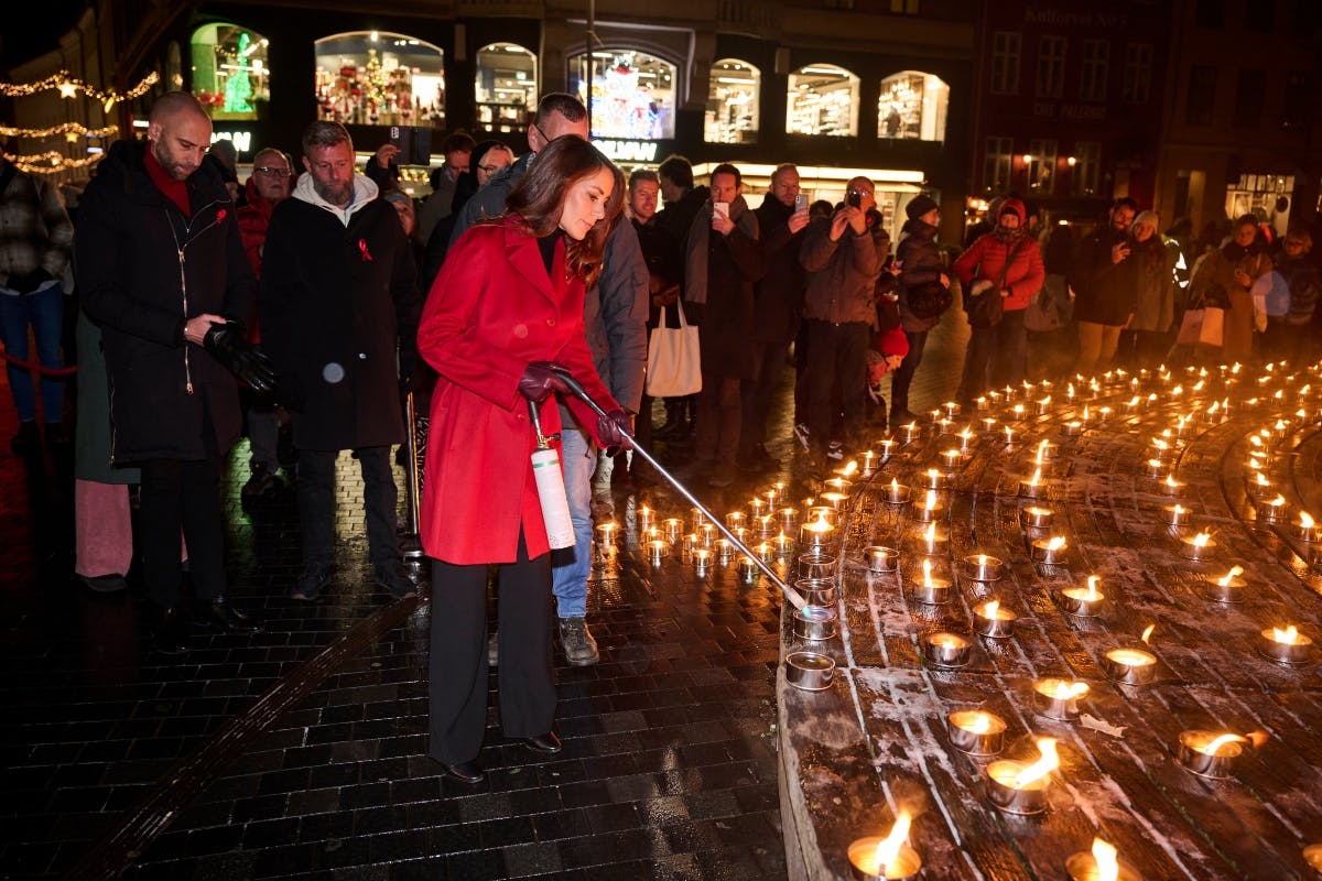 Prinsesse Marie ved lystændingen sidste år.