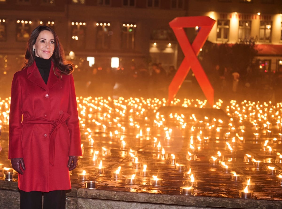 Prinsesse Marie ved lystændingen sidste år.
