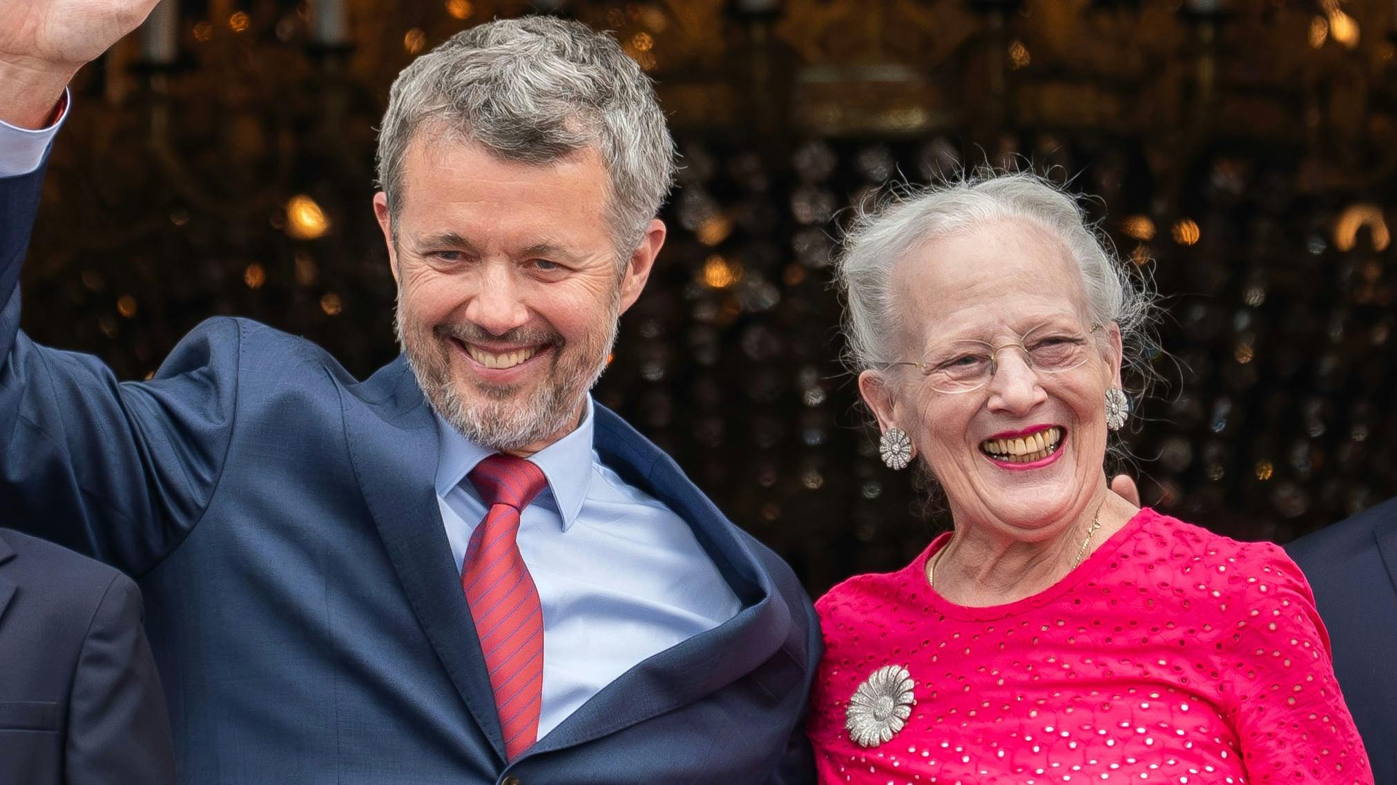 Kong Frederik og dronning Margrethe. 