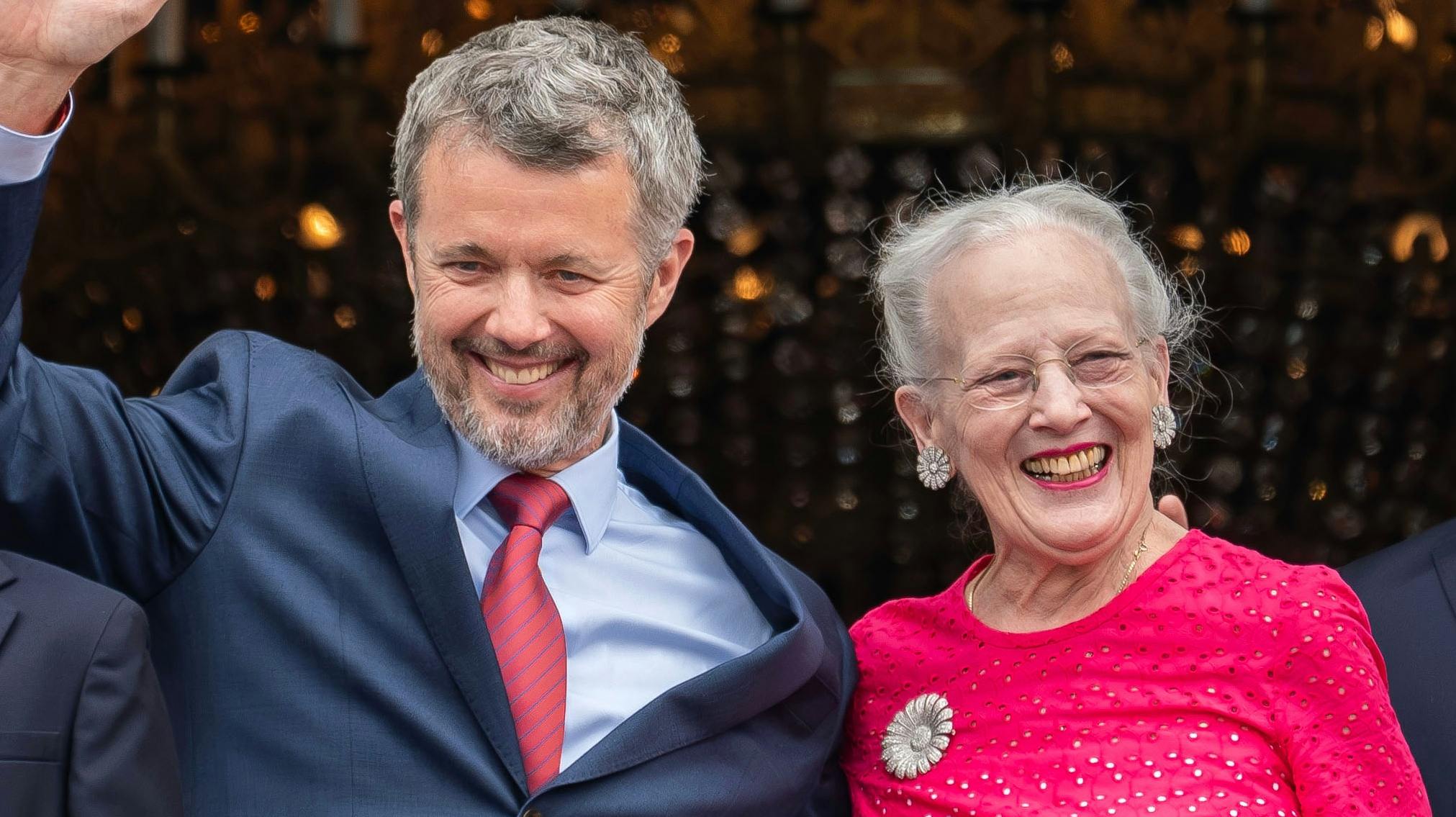 Kong Frederik og dronning Margrethe.