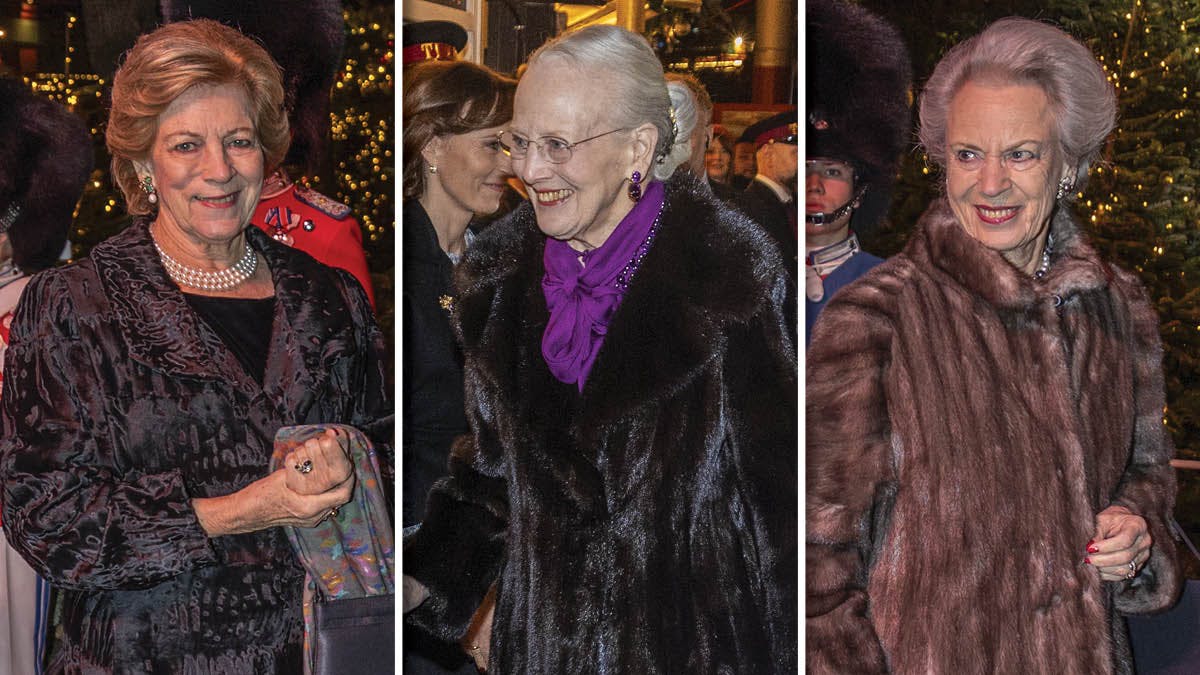 Dronning Anne-Marie, dronning Margrethe og prinsesse Benedikte