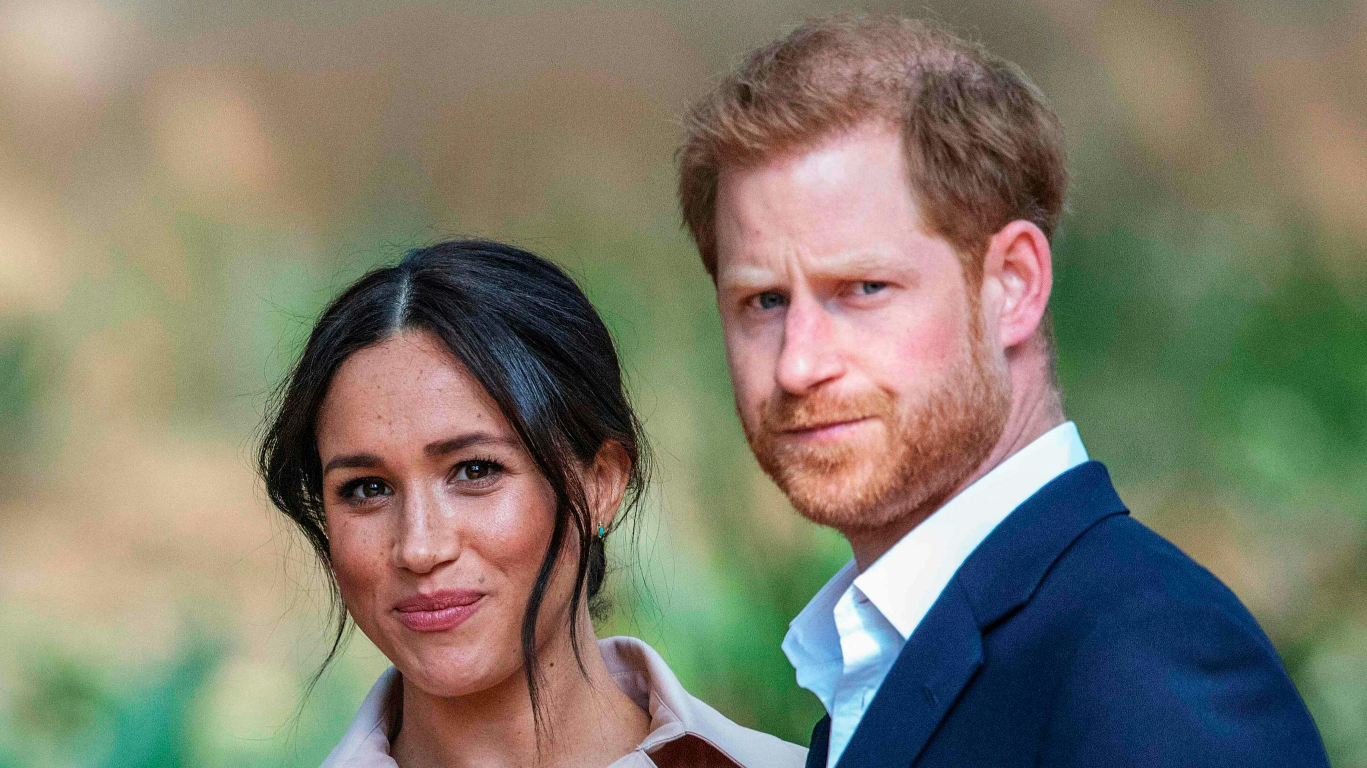 Hertuginde Meghan og prins Harry.&nbsp;