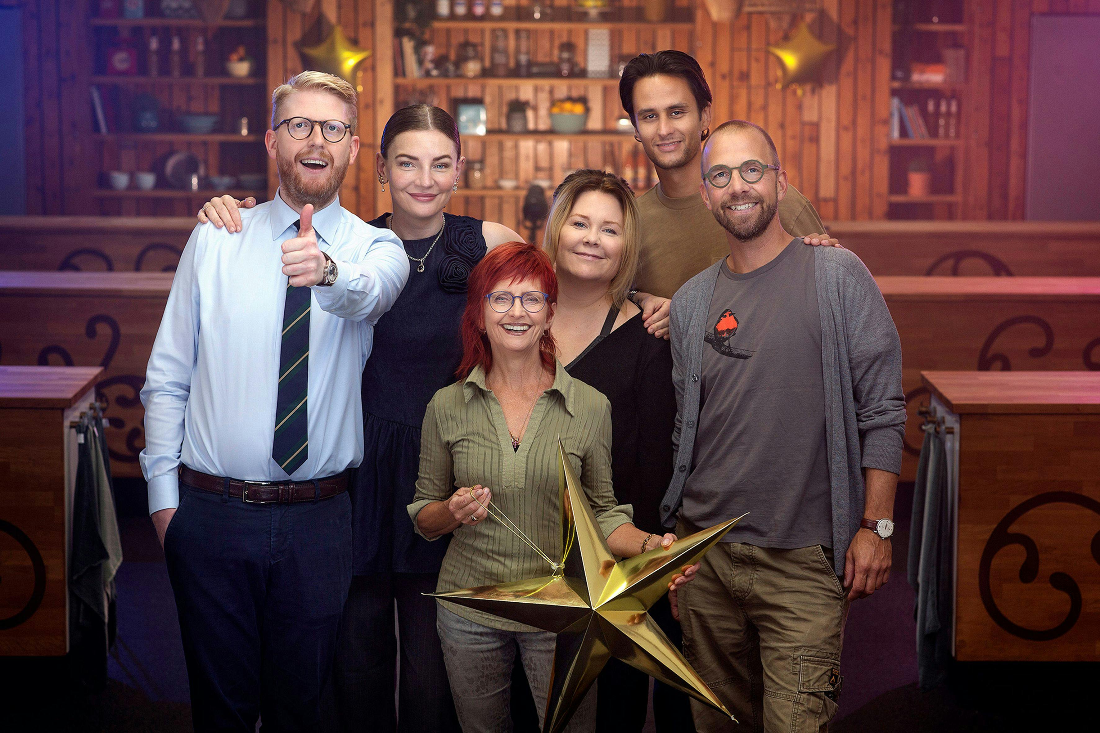 Nikolaj Stokholm, Molly Egelind Blixt, Sussi Nielsen, Linda P., Youssef Wayne Hvidtfeldt og Søren Vester er deltagere i "Den store bagedyst - med stjernedrys"