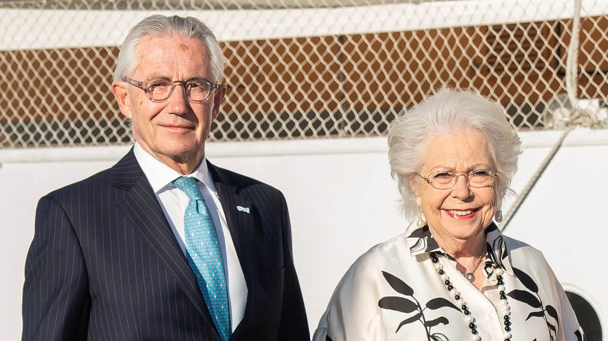 Tord Magnusson og prinsesse Christina.