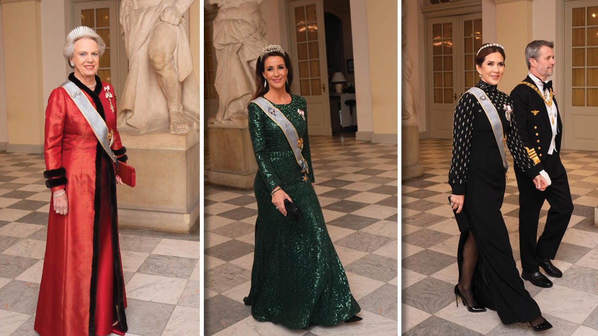 Prinsesse Benedikte, prinsesse Marie, kongeparret