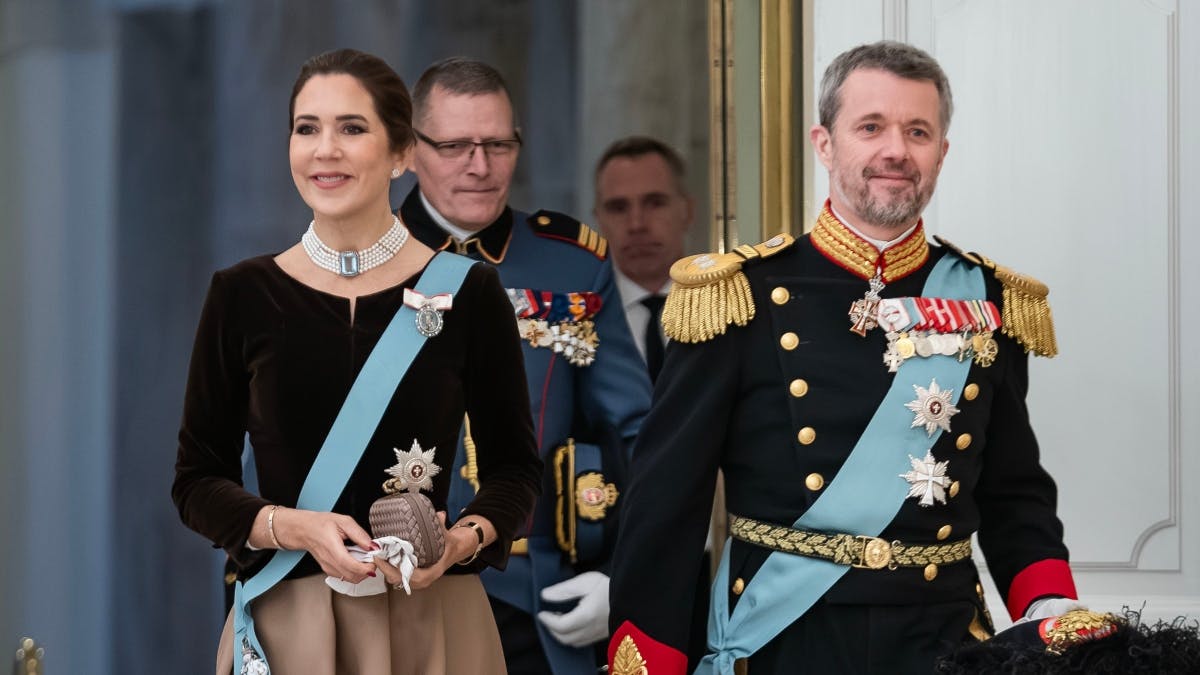 Dronning Mary og kong Frederik