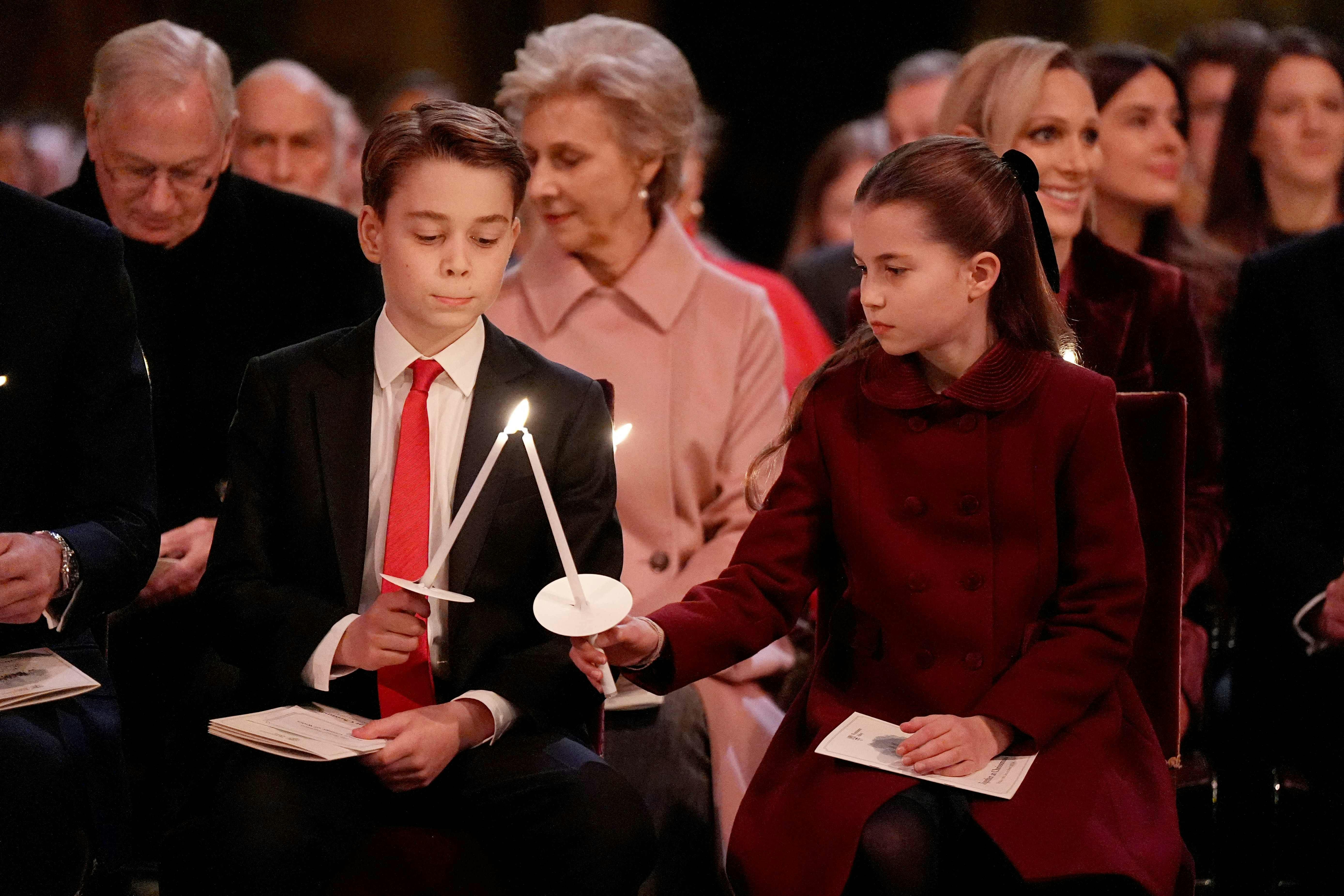 Prinsesse Kate og familien deltager i "Together at Christmas" i Westminster Abbey fredag den 6.  december 2024