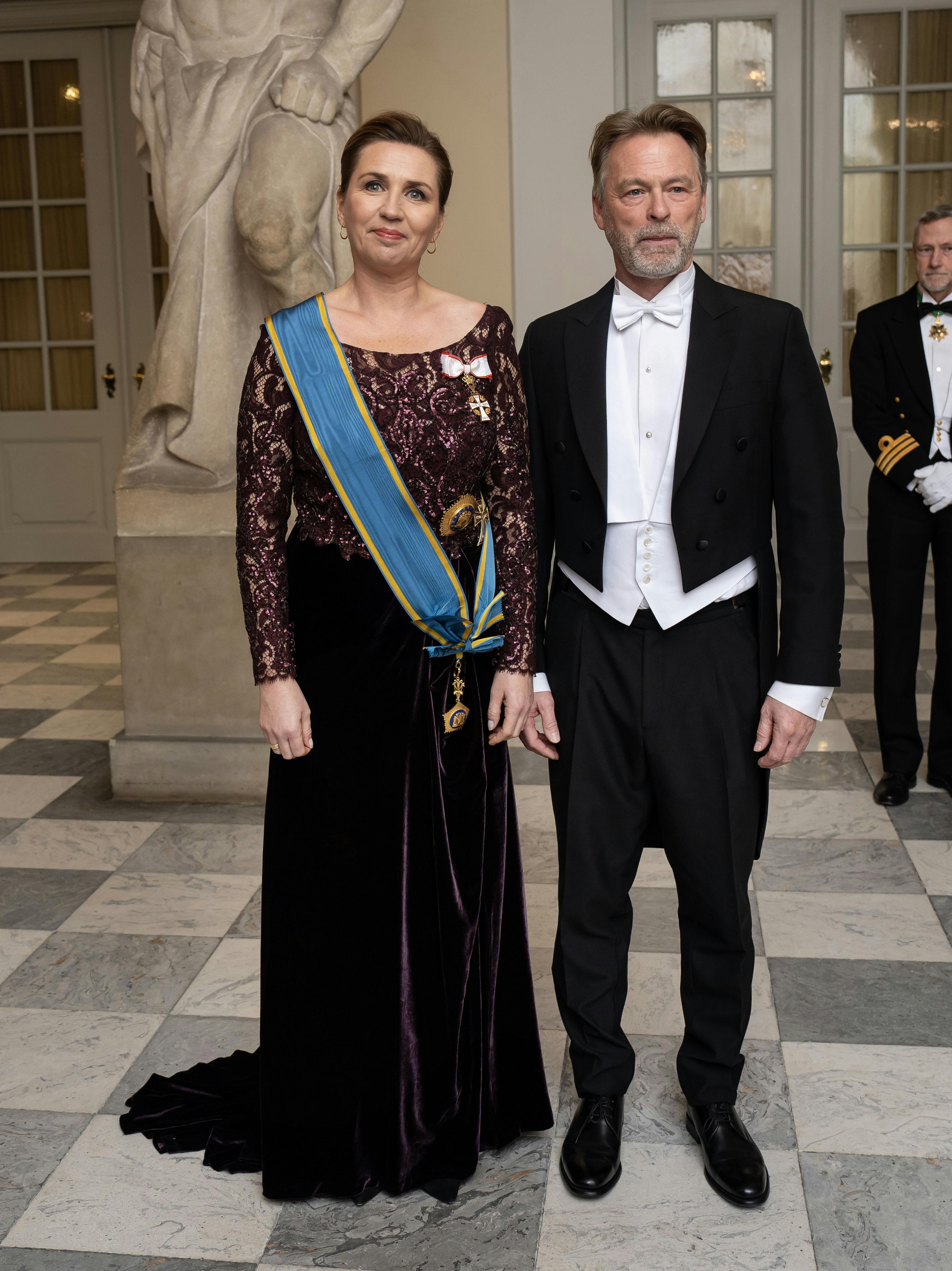 Statsminister Mette Frederiksen og sin mand Bo Tengberg