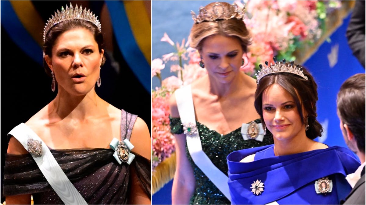 Kronprinsesse Victoria, prinsesse Madeleine og prinsesse Sofia 