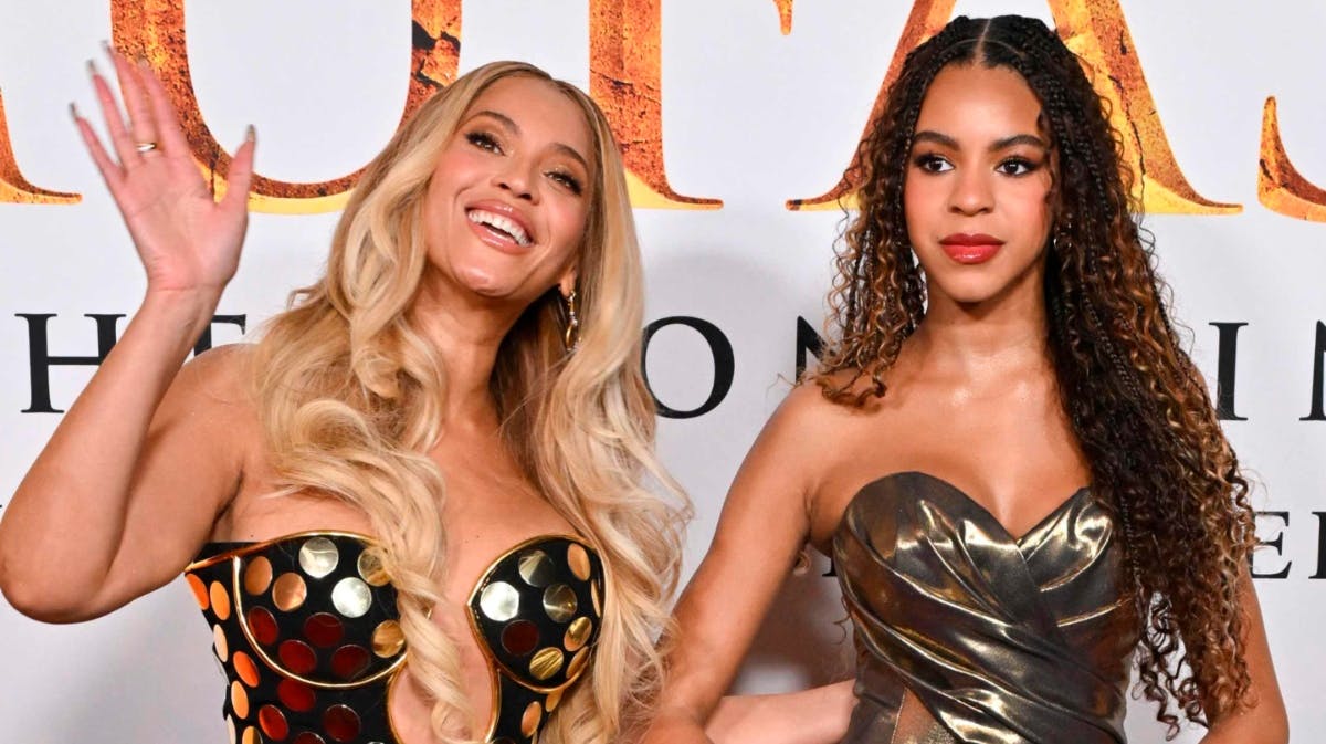 Beyoncé Knowles med sin datter Blue Ivy Carter.