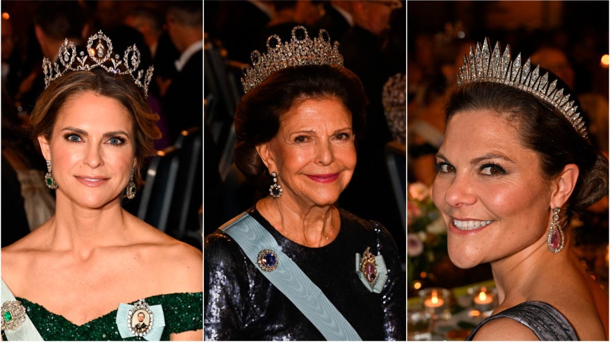 Prinsesse Madeleine, dronning Silvia og kronprinsesse Victoria 
