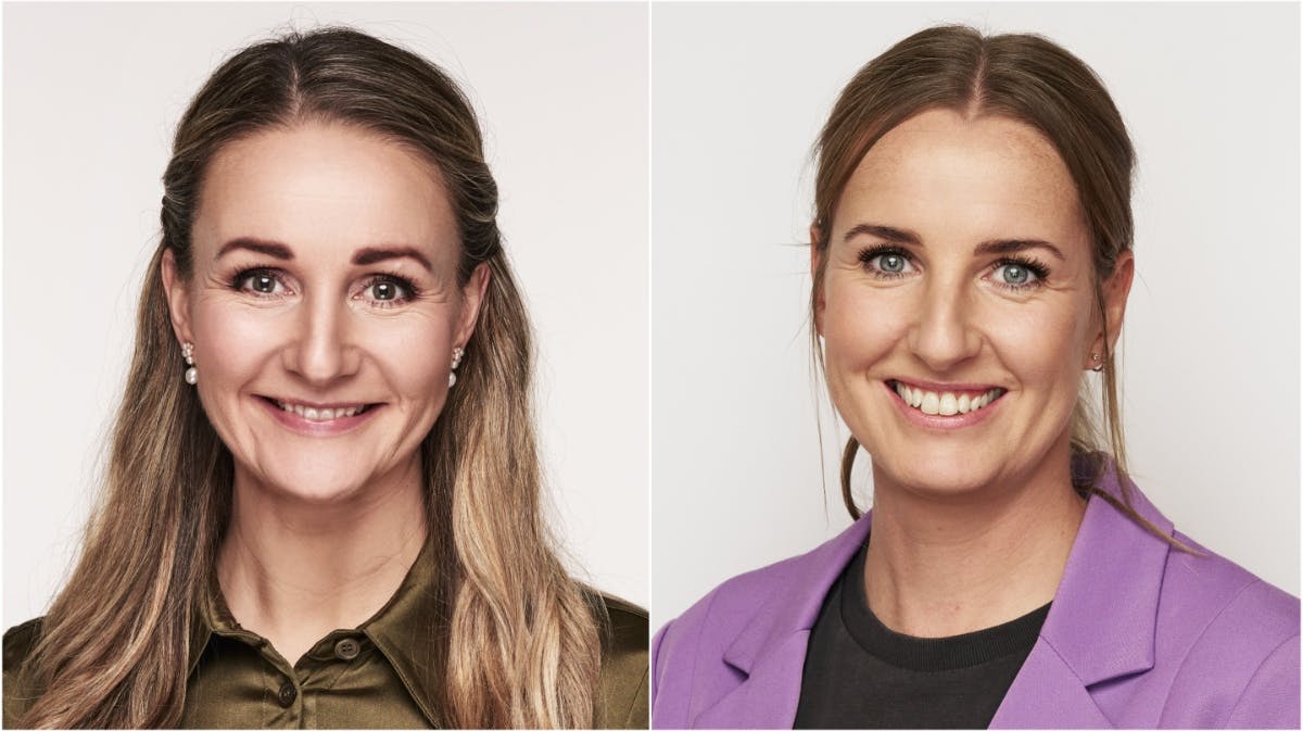 Stine Bjerre og Lærke Møller.