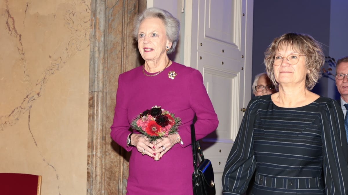 Prinsesse Benedikte til julekoncert i Christiansborg Slotskirke