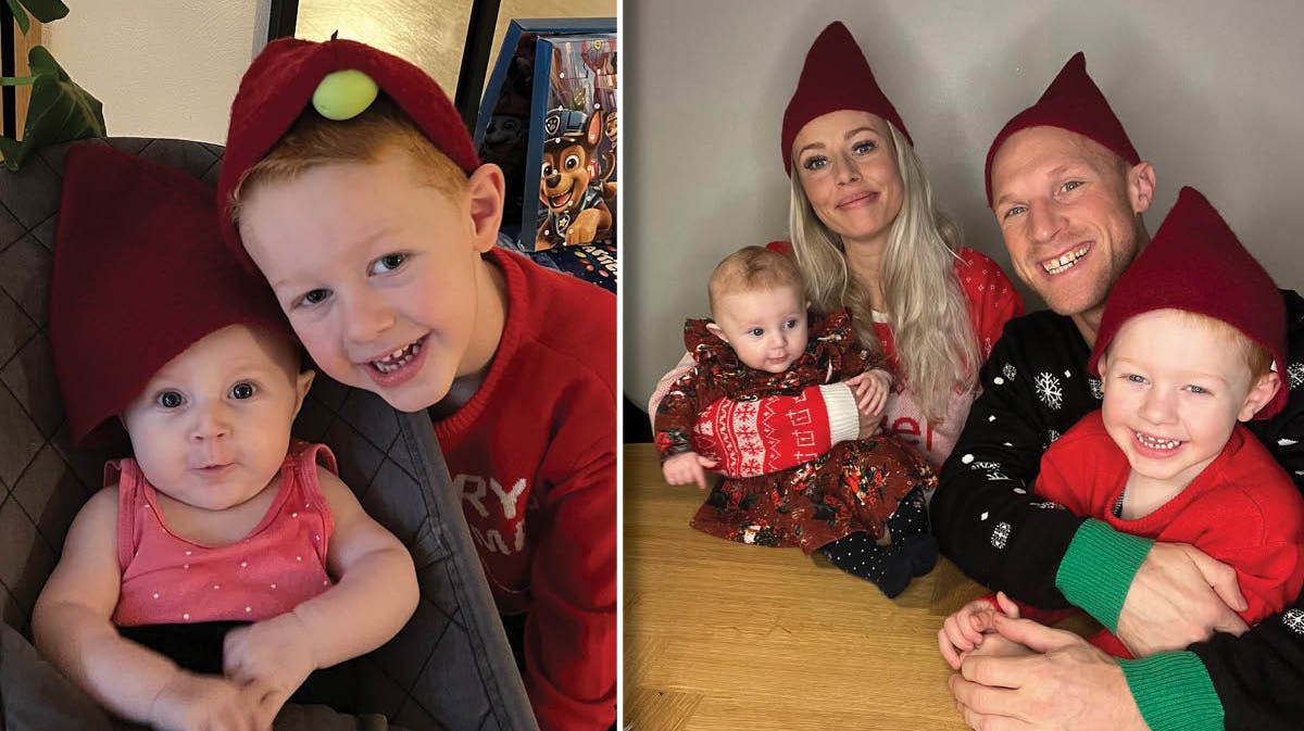 Philip May med sin familie.